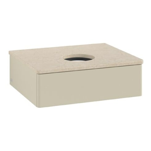 V&B Waschtischunterschrank ohne Frontstruktur Antao 60x19x50cm, WBP botti., si Gr m Lac