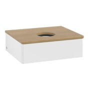V&B Waschtischunterschrank ohne Frontstruktur Antao 60x19x50cm, WBP-farbe hon. Oa, wh. m Lac