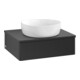 V&B Waschtischunterschrank ohne Frontstruktur Antao 60x19x50cm, WBP-farbe Lac, bla m lacquer-3