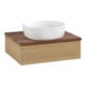 V&B Waschtischunterschrank ohne Frontstruktur Antao 60x19x50cm, WBP-farbe w. wal, honey oak-1