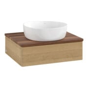 V&B Waschtischunterschrank ohne Frontstruktur Antao 60x19x50cm, WBP-farbe w. wal, honey oak