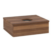 V&B Waschtischunterschrank ohne Frontstruktur Antao 60x19x50cm, WBP-farbe w. wal, w. walnut-3