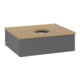 V&B Waschtischunterschrank ohne Frontstruktur Antao 60x19x50cm, WBP hon. Oa, Anthrac. m Lac-1