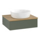 V&B Waschtischunterschrank ohne Frontstruktur Antao 60x19x50cm, WBP hon. Oa, lea gre. m Lac-3