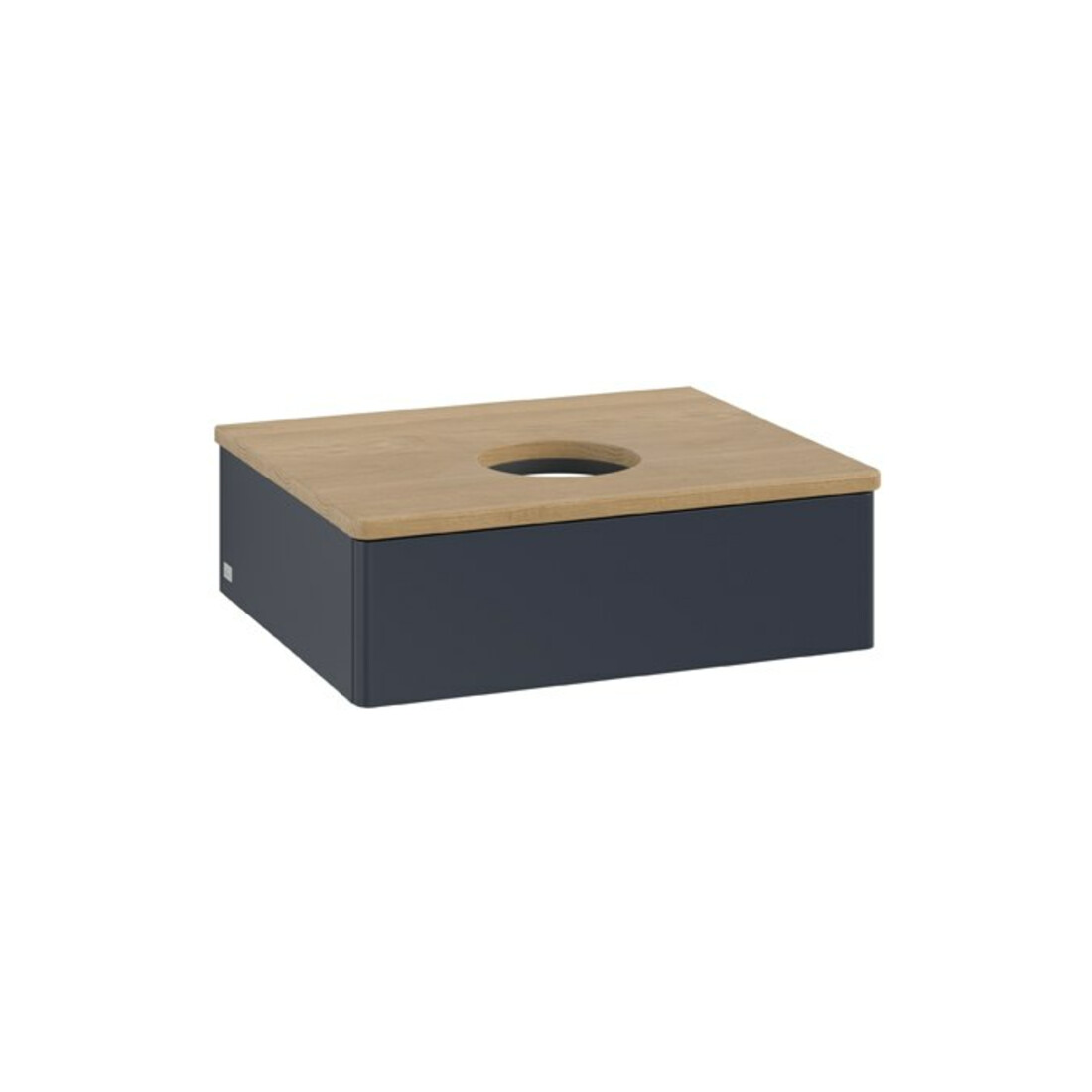 V&B Waschtischunterschrank ohne Frontstruktur Antao 60x19x50cm, WBP hon. Oa, md bl. m Lac