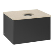 V&B Waschtischunterschrank ohne Frontstruktur Antao 60x36x50cm, HL, WBP botti., bla m Lac