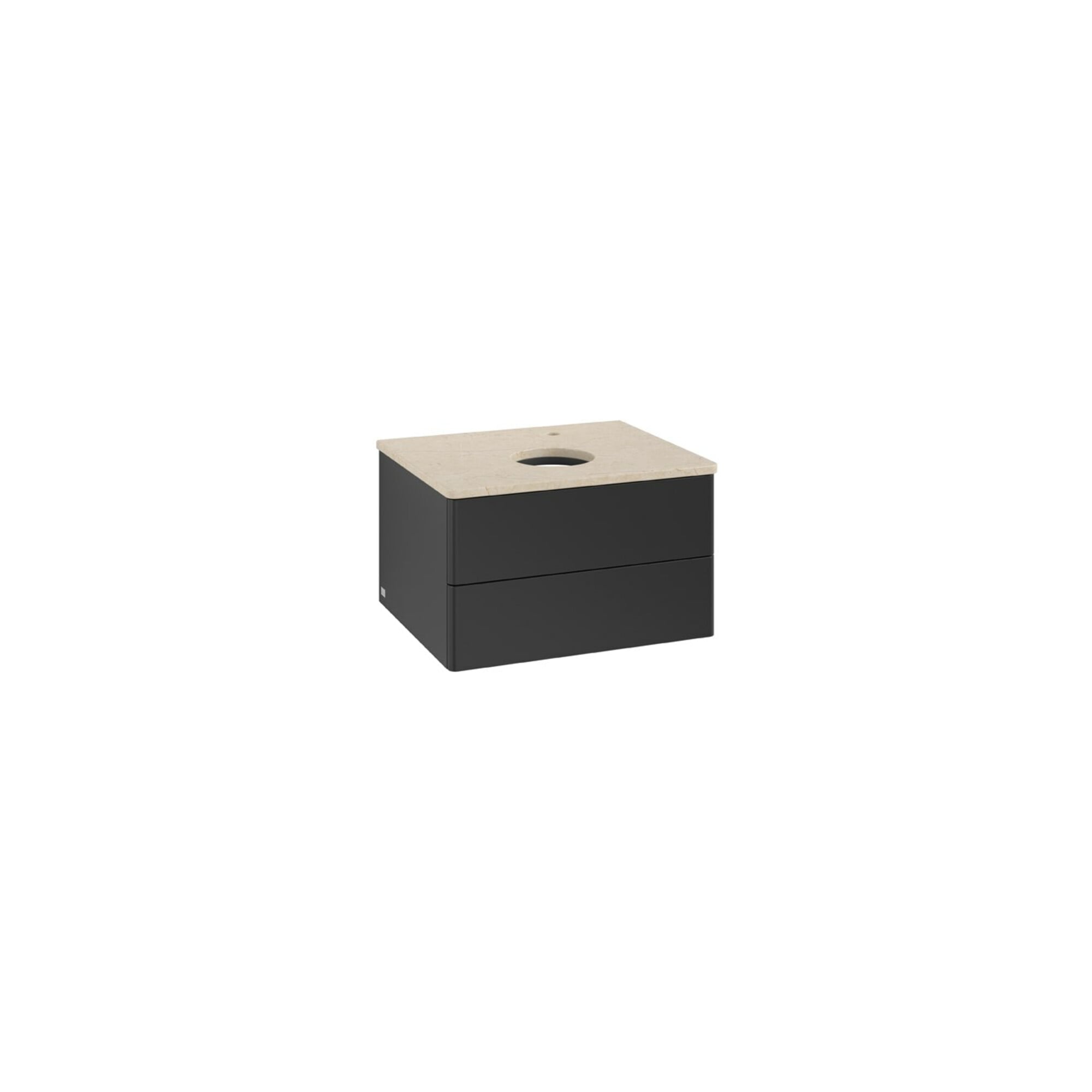 V&B Waschtischunterschrank ohne Frontstruktur Antao 60x36x50cm, HL, WBP botti., bla m Lac ; Villeroy & Boch