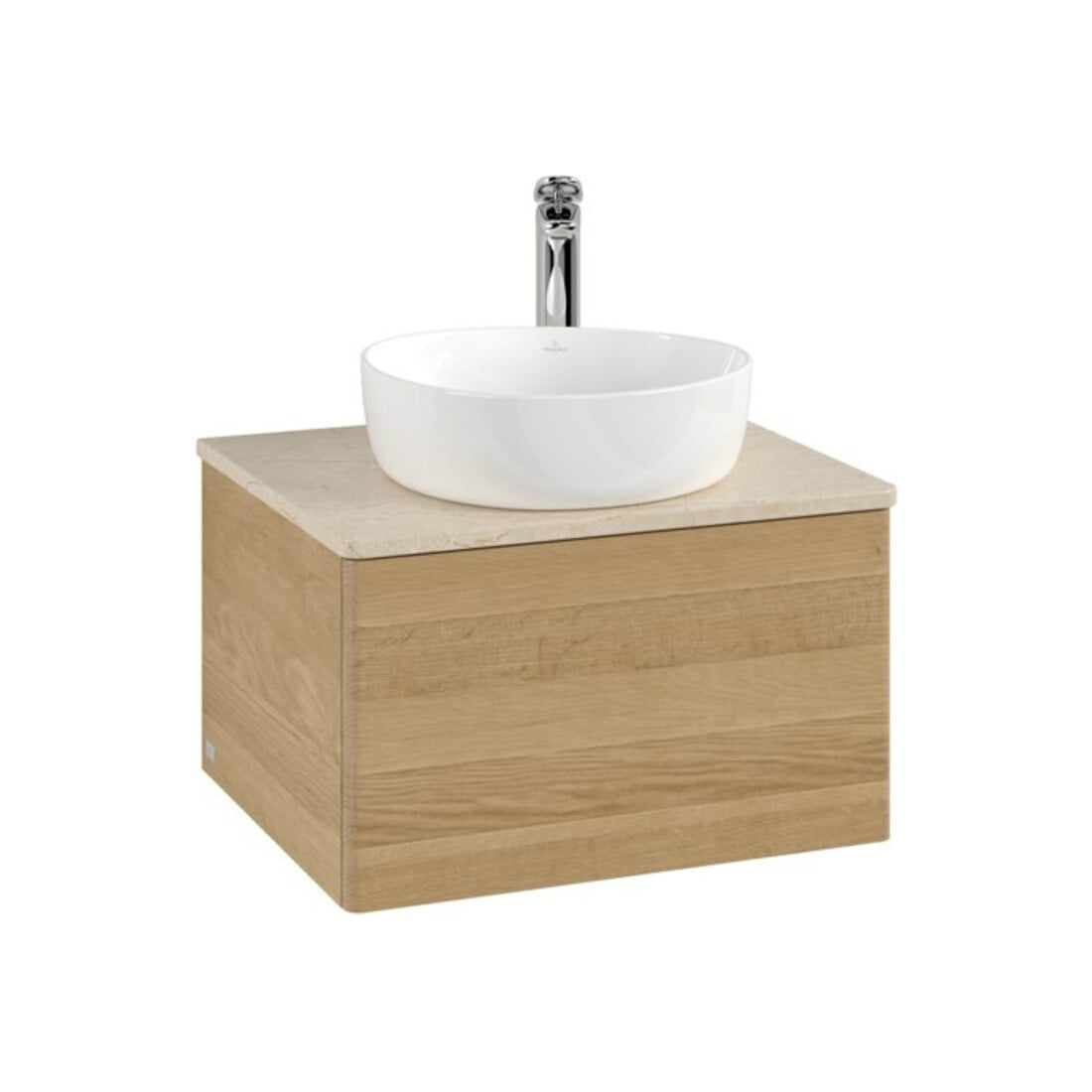V&B Waschtischunterschrank ohne Frontstruktur Antao 60x36x50cm, HL, WBP botti., hon. Oa