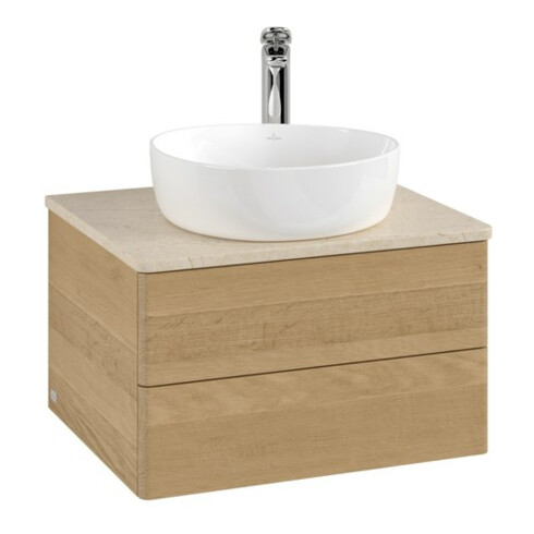V&B Waschtischunterschrank ohne Frontstruktur Antao 60x36x50cm, HL, WBP botti., hon. Oa