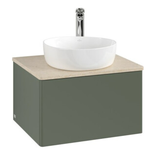 V&B Waschtischunterschrank ohne Frontstruktur Antao 60x36x50cm, HL, WBP botti., le g. m Lac