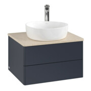 V&B Waschtischunterschrank ohne Frontstruktur Antao 60x36x50cm, HL, WBP botti., md bl. m Lac