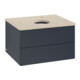 V&B Waschtischunterschrank ohne Frontstruktur Antao 60x36x50cm, HL, WBP botti., md bl. m Lac-3