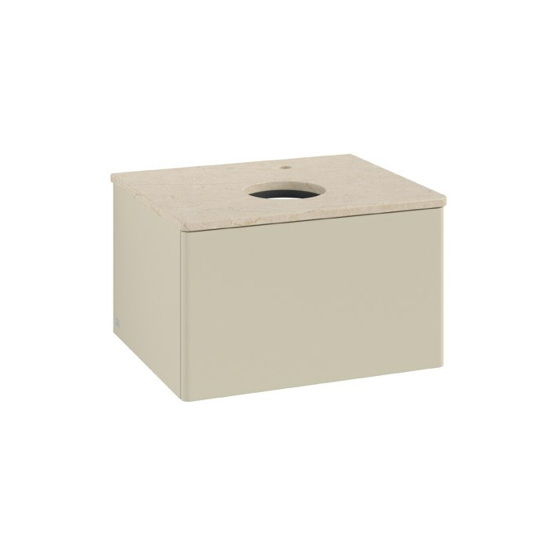 V&B Waschtischunterschrank ohne Frontstruktur Antao 60x36x50cm, HL, WBP botti., si Gr m Lac