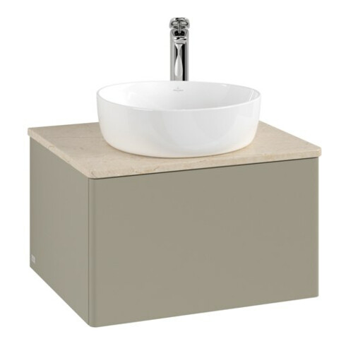 V&B Waschtischunterschrank ohne Frontstruktur Antao 60x36x50cm, HL, WBP botti., st. Gr m Lac
