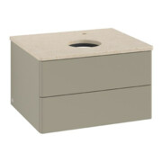 V&B Waschtischunterschrank ohne Frontstruktur Antao 60x36x50cm, HL, WBP botti., st. Gr m Lac