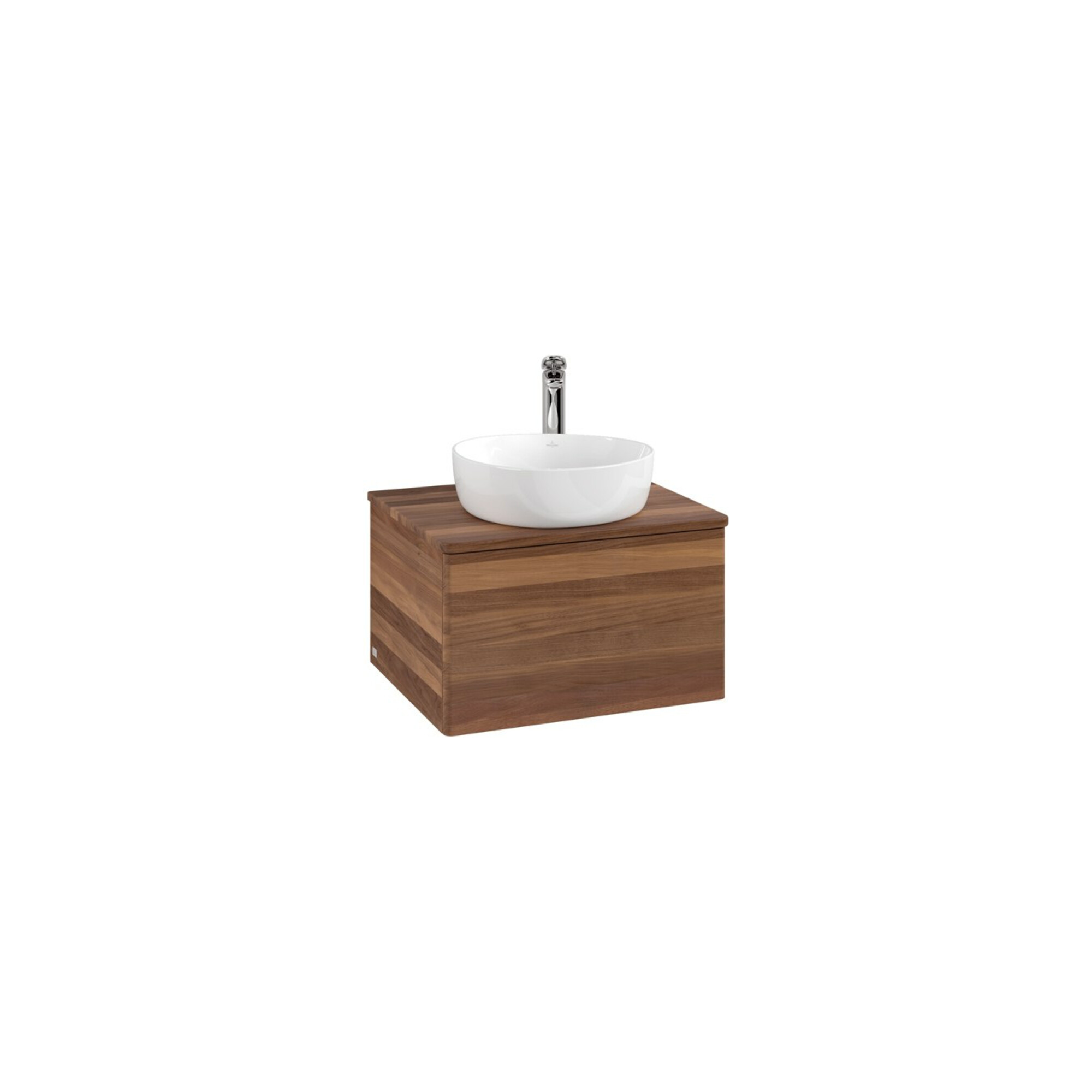 V&B Waschtischunterschrank ohne Frontstruktur Antao 60x36x50cm, HL, WBP-farbe w. wal, w. wal ; Villeroy & Boch