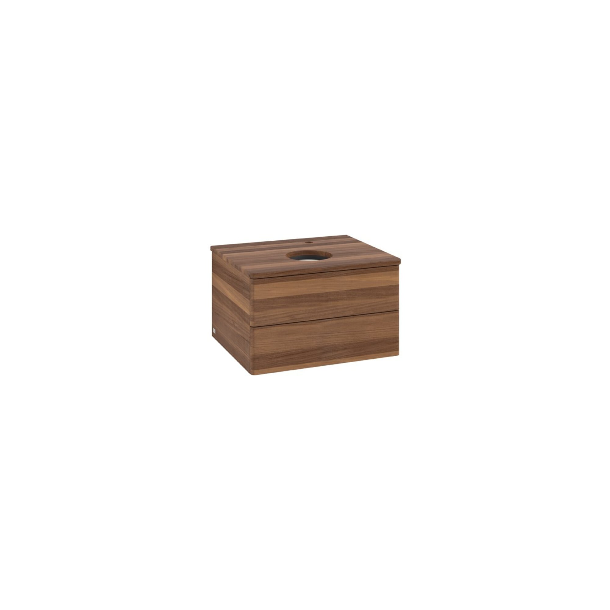 V&B Waschtischunterschrank ohne Frontstruktur Antao 60x36x50cm, HL, WBP-farbe w. wal, w. wal ; Villeroy & Boch