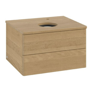 V&B Waschtischunterschrank ohne Frontstruktur Antao 60x36x50cm, HL, WBP hon. Oa, hon. Oa