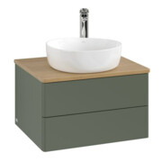 V&B Waschtischunterschrank ohne Frontstruktur Antao 60x36x50cm, HL, WBP hon. Oa, le g. m Lac