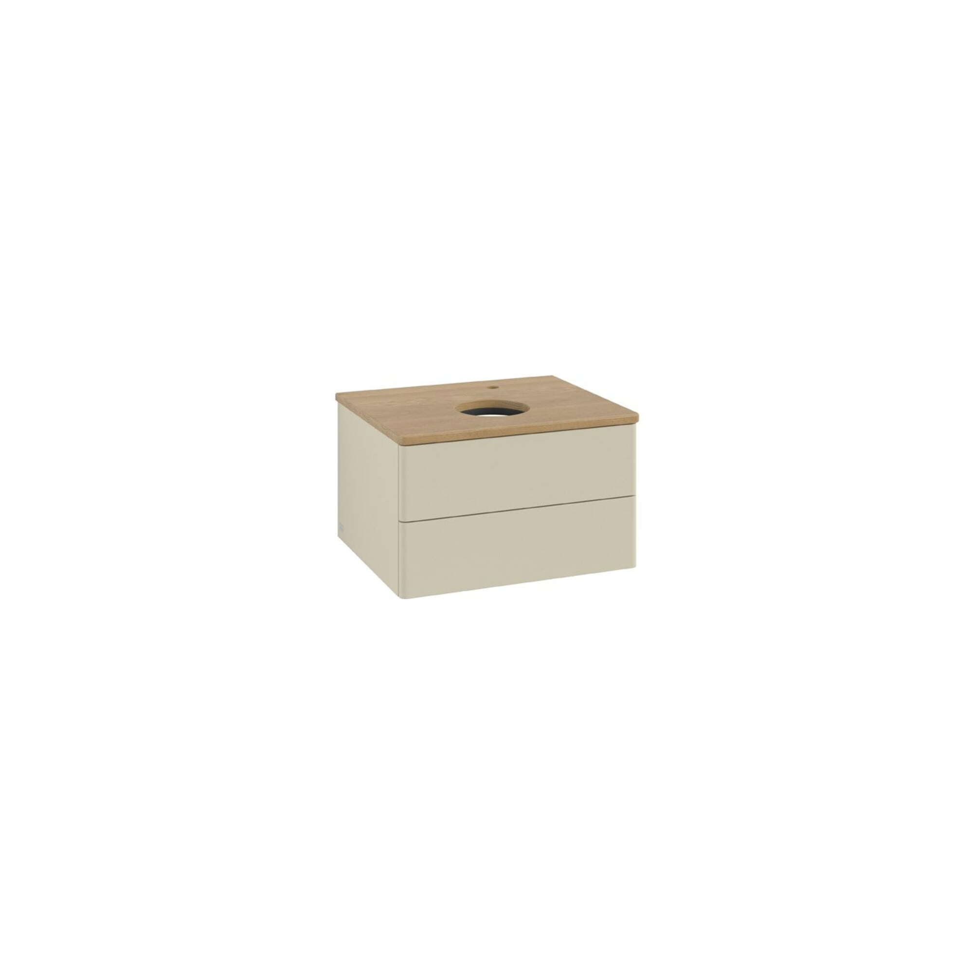 V&B Waschtischunterschrank ohne Frontstruktur Antao 60x36x50cm, HL, WBP hon. Oa, si Gr m Lac ; Villeroy & Boch