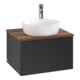 V&B Waschtischunterschrank ohne Frontstruktur Antao 60x36x50cm, HL, WBP w. wal, bla m Lac-1