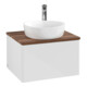 V&B Waschtischunterschrank ohne Frontstruktur Antao 60x36x50cm, HL, WBP w. wal, glo wh. Lac-1