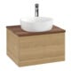 V&B Waschtischunterschrank ohne Frontstruktur Antao 60x36x50cm, HL, WBP w. wal, hon. Oa-1