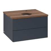 V&B Waschtischunterschrank ohne Frontstruktur Antao 60x36x50cm, HL, WBP w. wal, md bl. m Lac