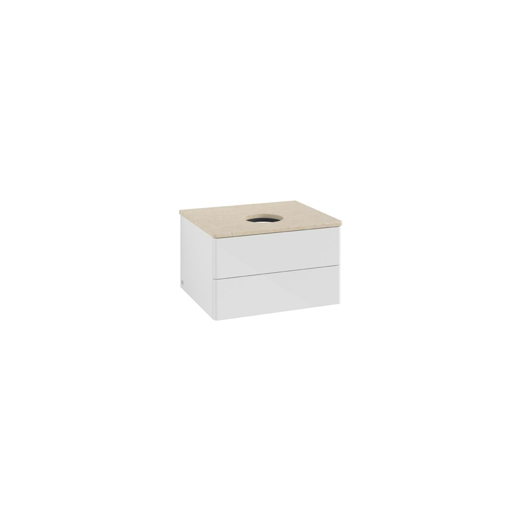 V&B Waschtischunterschrank ohne Frontstruktur Antao 60x36x50cm, WBP botti., glo wh. Lac ; Villeroy & Boch