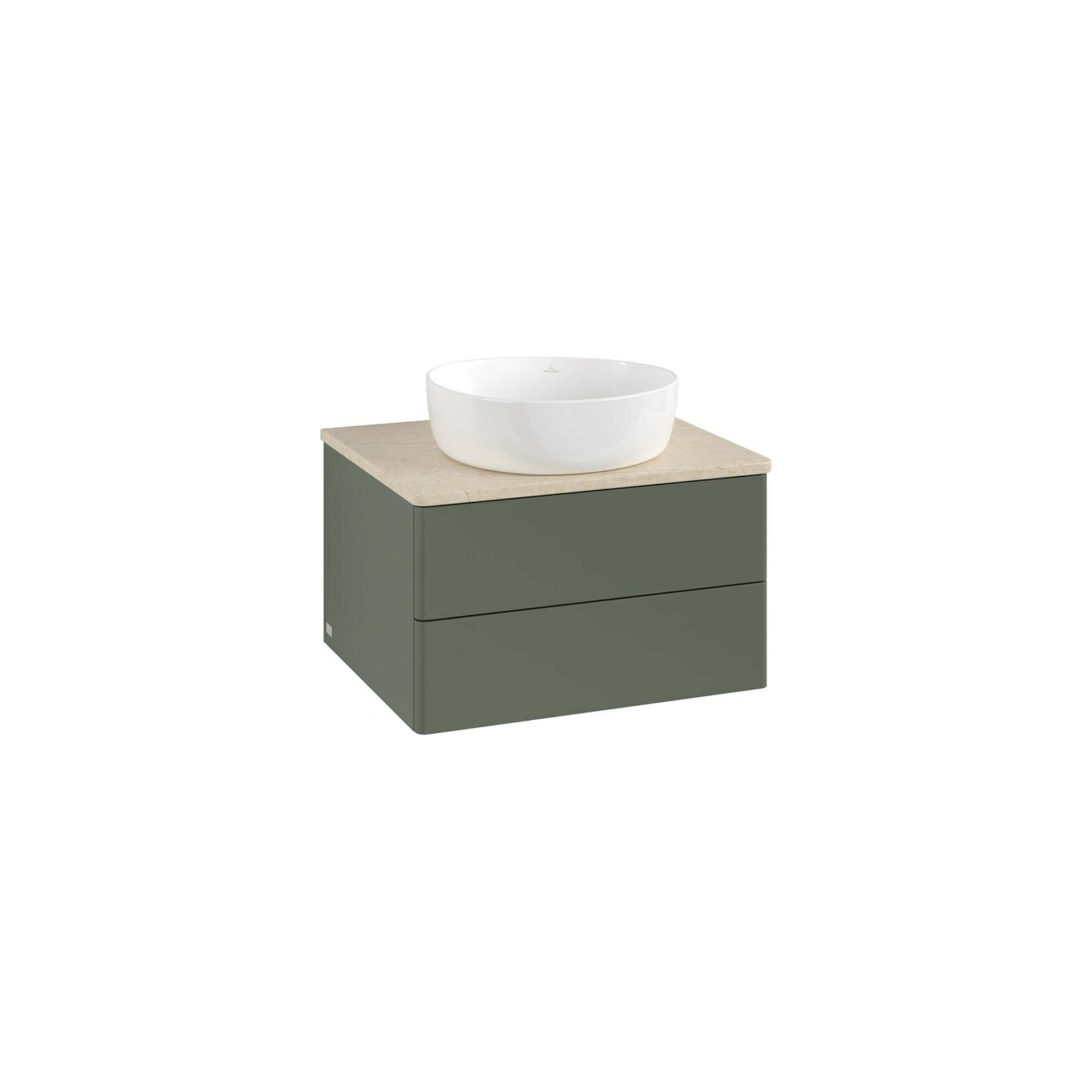 V&B Waschtischunterschrank ohne Frontstruktur Antao 60x36x50cm, WBP botti., lea gre. m Lac ; Villeroy & Boch