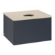 V&B Waschtischunterschrank ohne Frontstruktur Antao 60x36x50cm, WBP botti., md bl. m Lac-3