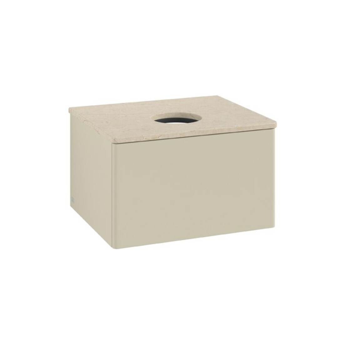 V&B Waschtischunterschrank ohne Frontstruktur Antao 60x36x50cm, WBP botti., si Gr m Lac