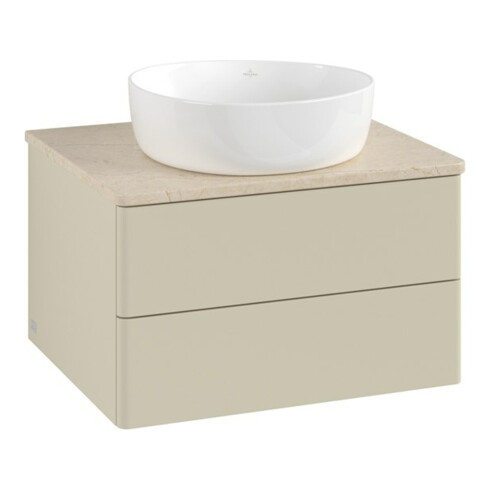 V&B Waschtischunterschrank ohne Frontstruktur Antao 60x36x50cm, WBP botti., si Gr m Lac