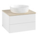 V&B Waschtischunterschrank ohne Frontstruktur Antao 60x36x50cm, WBP-farbe botti., wh. m Lac