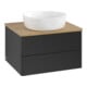 V&B Waschtischunterschrank ohne Frontstruktur Antao 60x36x50cm, WBP-farbe hon. Oa, bla m Lac-1