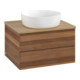 V&B Waschtischunterschrank ohne Frontstruktur Antao 60x36x50cm, WBP-farbe hon. Oa, w. walnut-1