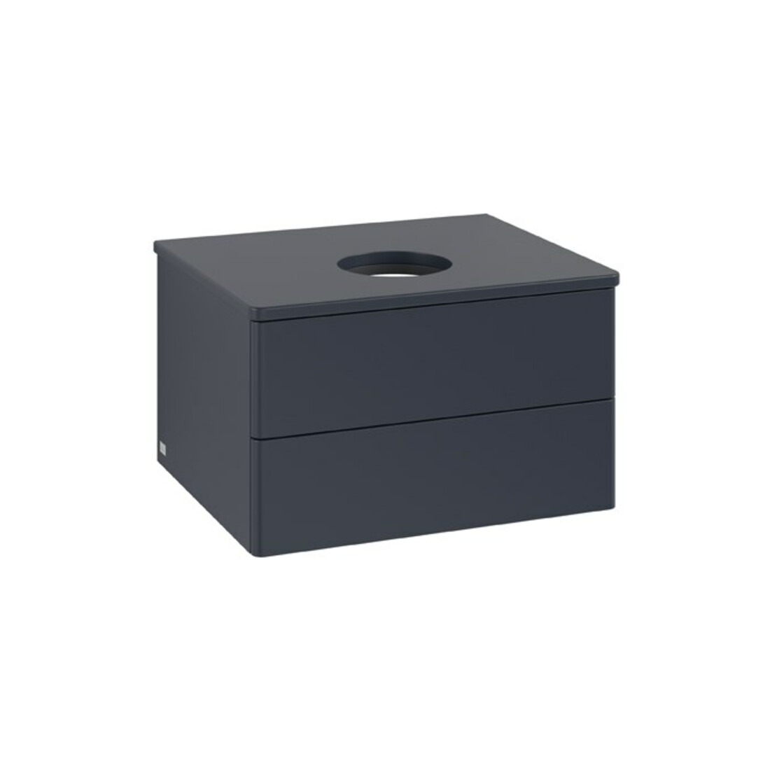 V&B Waschtischunterschrank ohne Frontstruktur Antao 60x36x50cm, WBP-farbe Lac, md bl. m Lac