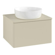 V&B Waschtischunterschrank ohne Frontstruktur Antao 60x36x50cm, WBP-farbe Lac, si Gr m Lac