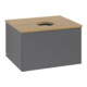 V&B Waschtischunterschrank ohne Frontstruktur Antao 60x36x50cm, WBP hon. Oa, Anthrac. m Lac-4