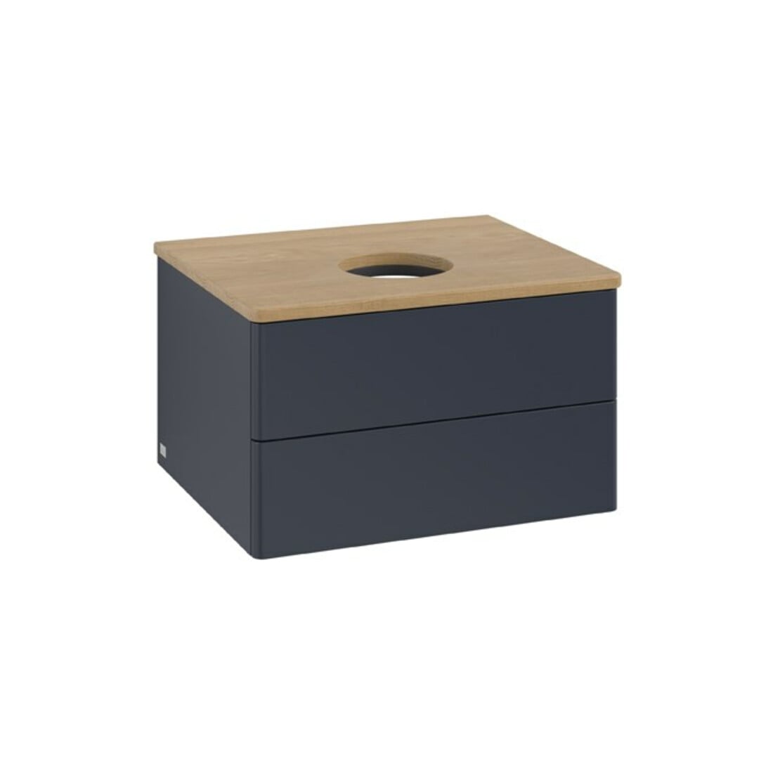 V&B Waschtischunterschrank ohne Frontstruktur Antao 60x36x50cm, WBP hon. Oa, md bl. m Lac