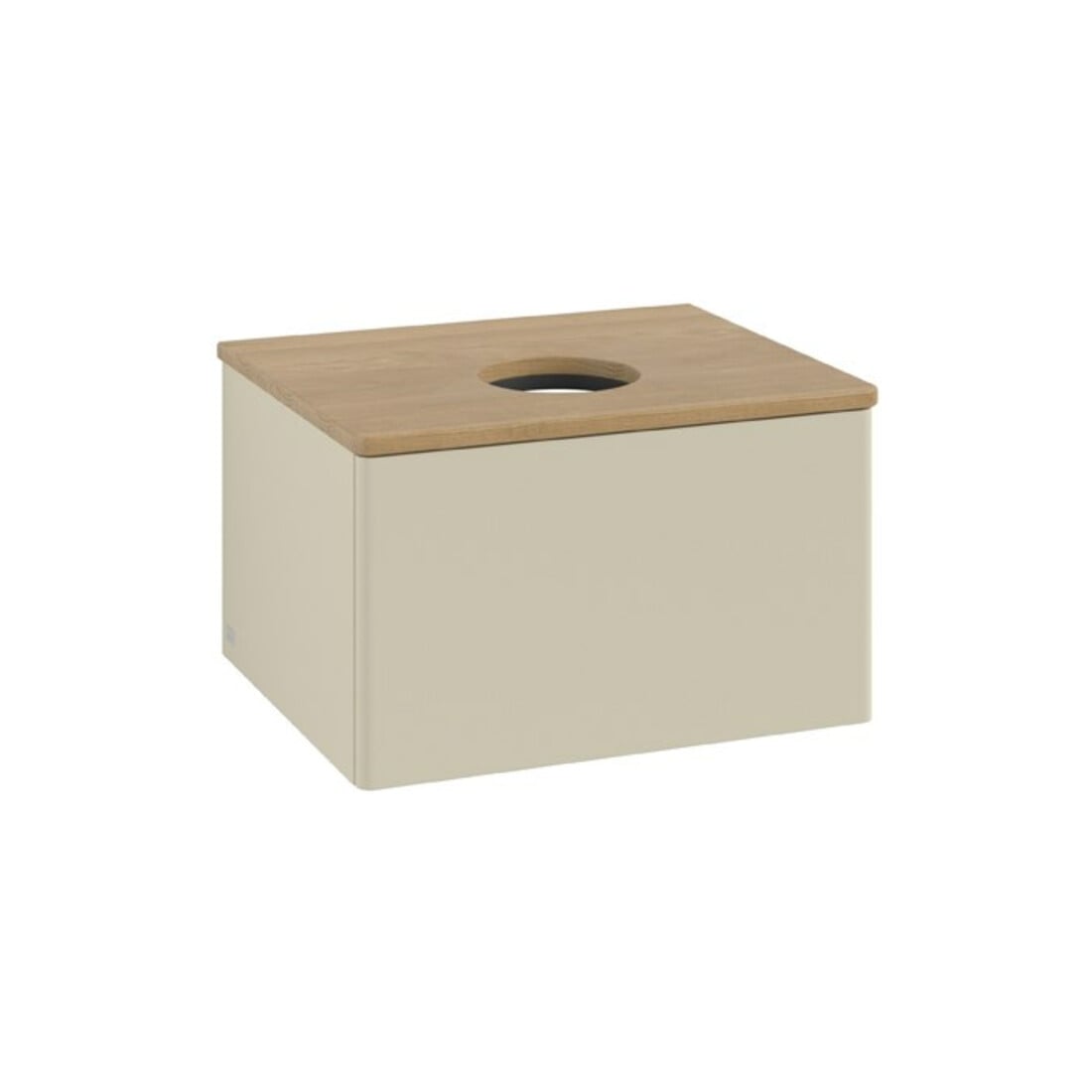 V&B Waschtischunterschrank ohne Frontstruktur Antao 60x36x50cm, WBP hon. Oa, si Gr m Lac
