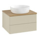 V&B Waschtischunterschrank ohne Frontstruktur Antao 60x36x50cm, WBP hon. Oa, si Gr m Lac-1
