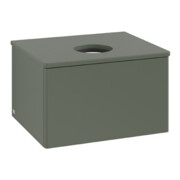 V&B Waschtischunterschrank ohne Frontstruktur Antao 60x36x50cm, WBP Lac, lea gre. m Lac-1