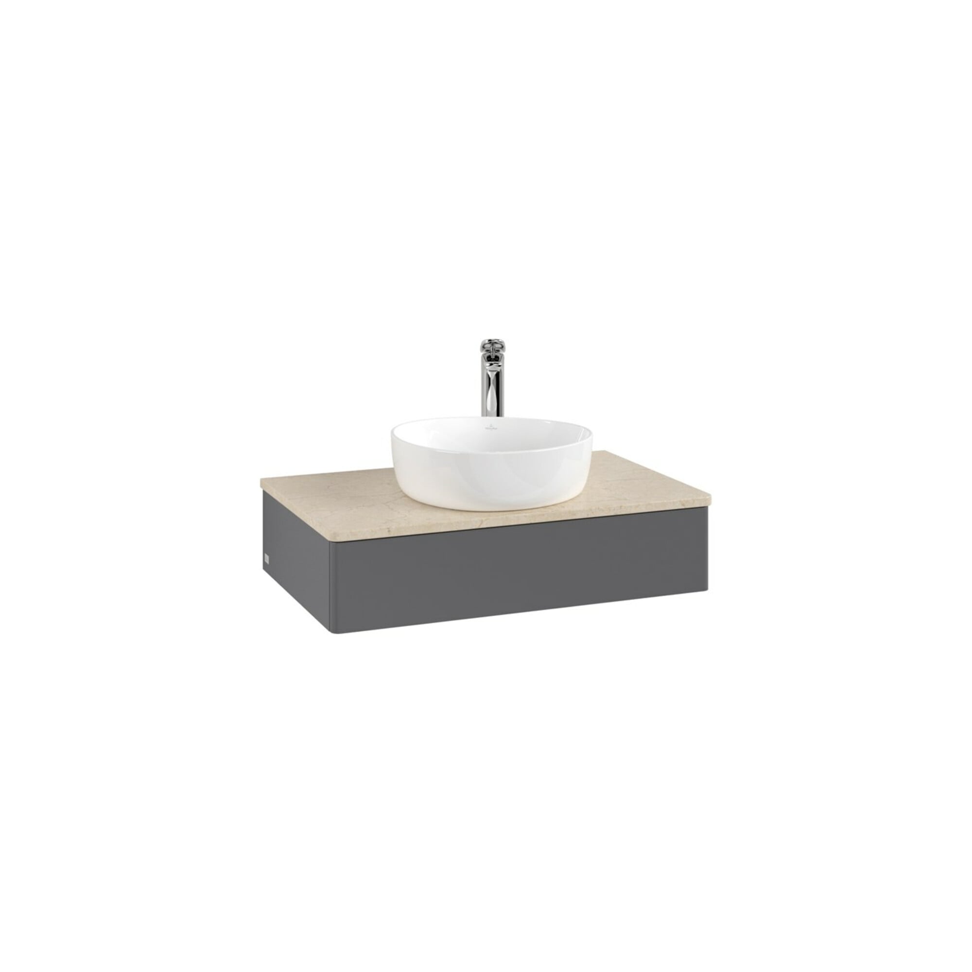 V&B Waschtischunterschrank ohne Frontstruktur Antao 80x19x50cm, HL, WBP botti., A m Lac ; Villeroy & Boch