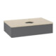 V&B Waschtischunterschrank ohne Frontstruktur Antao 80x19x50cm, HL, WBP botti., A m Lac-4