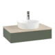 V&B Waschtischunterschrank ohne Frontstruktur Antao 80x19x50cm, HL, WBP botti., le g. m Lac-4
