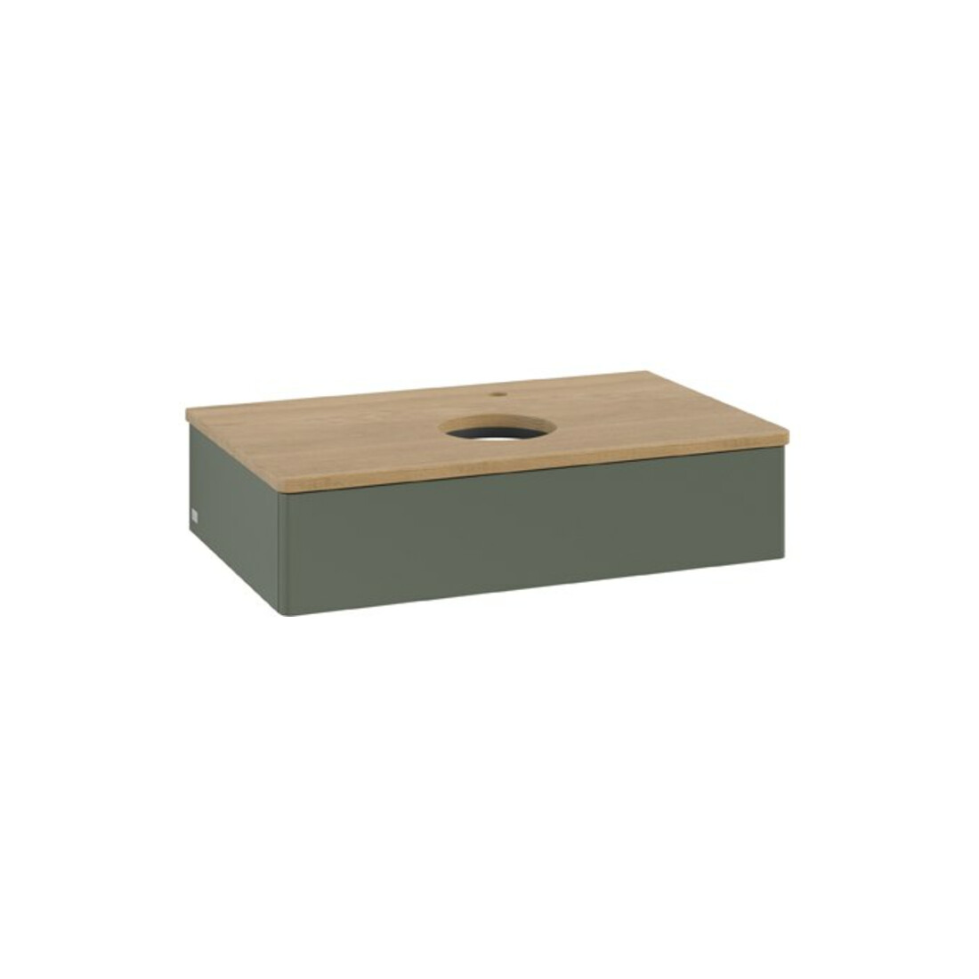 V&B Waschtischunterschrank ohne Frontstruktur Antao 80x19x50cm, HL, WBP hon. Oa, le g. m Lac
