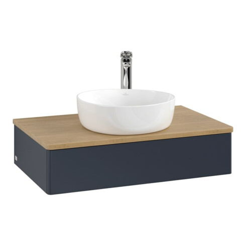 V&B Waschtischunterschrank ohne Frontstruktur Antao 80x19x50cm, HL, WBP hon. Oa, md b m Lac