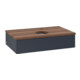 V&B Waschtischunterschrank ohne Frontstruktur Antao 80x19x50cm, HL, WBP w. wal, md bl. m Lac-1