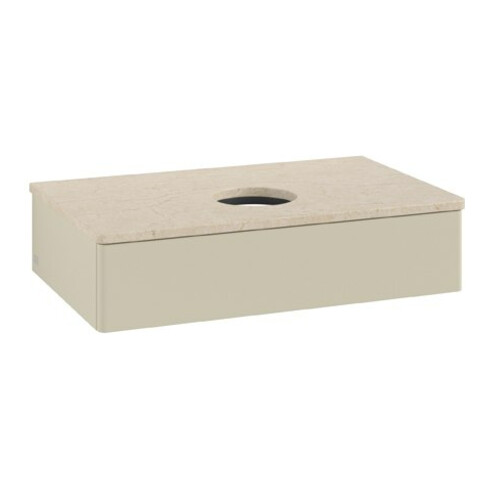 V&B Waschtischunterschrank ohne Frontstruktur Antao 80x19x50cm, WBP botti., si Gr m Lac